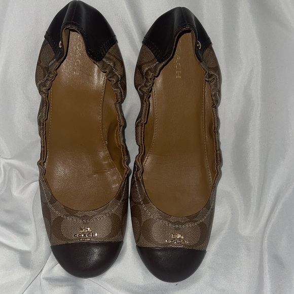Coach flats size 9.5 brown - Picture 3 of 6